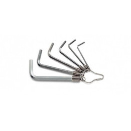 96/ST6  -  SERIE DI 6 CHIAVI A BRUGOLA 2,5:8 mm