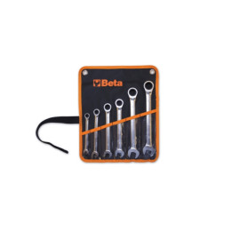 141/B6 - SERIE 6 CHIAVI COMBINATE A CRICCHETTO
