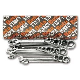142S/19 - SERIE 19 CHIAVI COMBINATE A CRICCHETTO