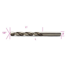 415- 11,5 mm - PUNTA CORTA IN ACCIAIO HSS-CO 8%