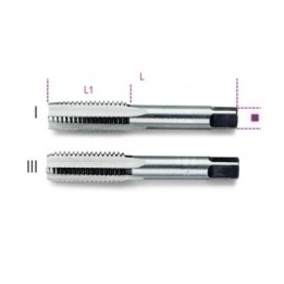 433 M10x1 - SERIE DI 2 MASCHI A MANO PASSO FINE