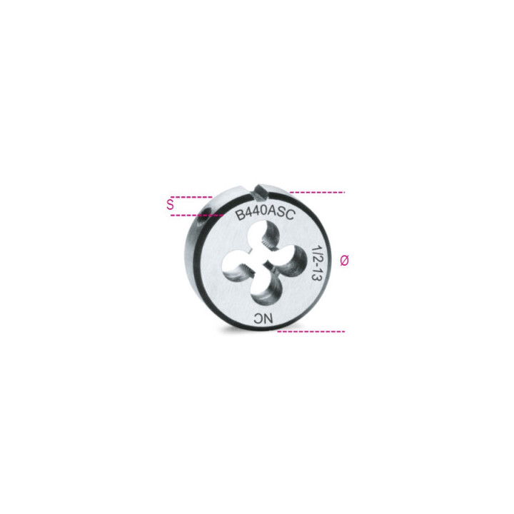 440ASC 3/4x10 - FILIERA TONDA UNF PASSO GROSSO
