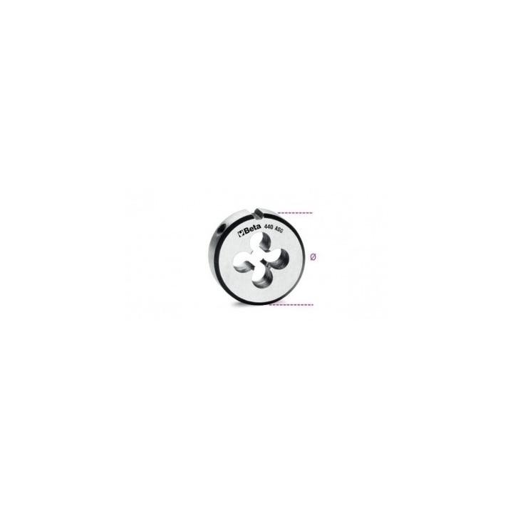 440ASG -  FILIERA TONDA GAS 1/4"x19 - D=38,1 mm