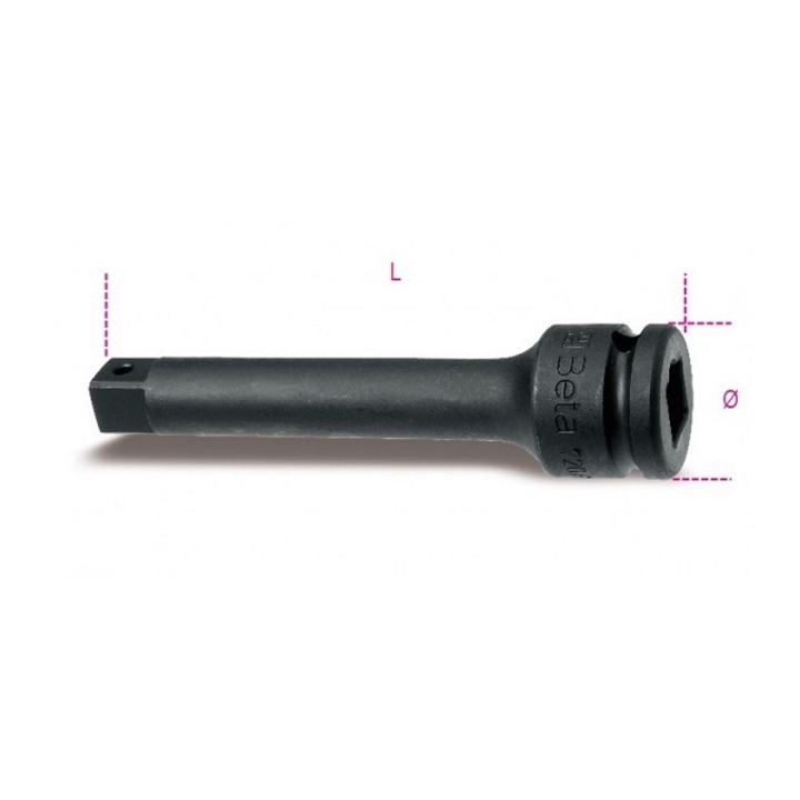 720/21 (1/2") - PROLUNGA MACCHINA L=125 mm