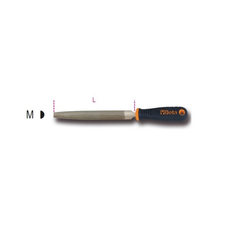 1719BMA6/M -LIMA L=150mm MEZZOTONDA Mezzodolce 6"