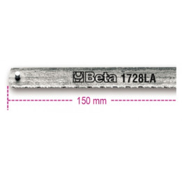 1728LA-LAMA x SEGHETTI L=150 mm x Art.1725CR/SN/MQ