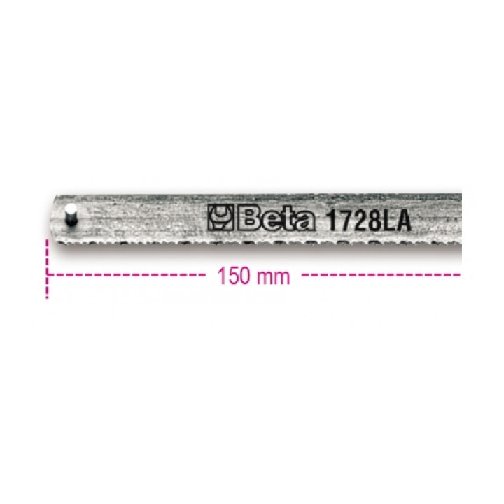 1728LA-LAMA x SEGHETTI L=150 mm x Art.1725CR/SN/MQ