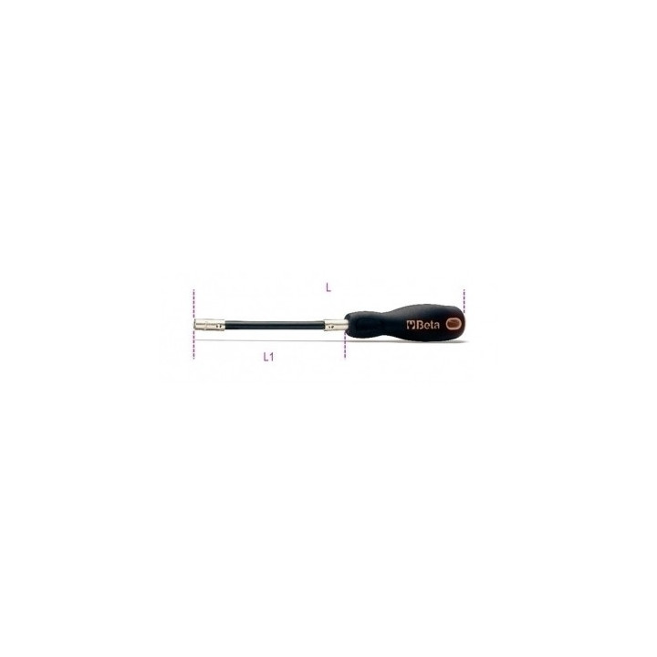 897 - PORTAINSERTI  FLESSIBILE DA 1/4"