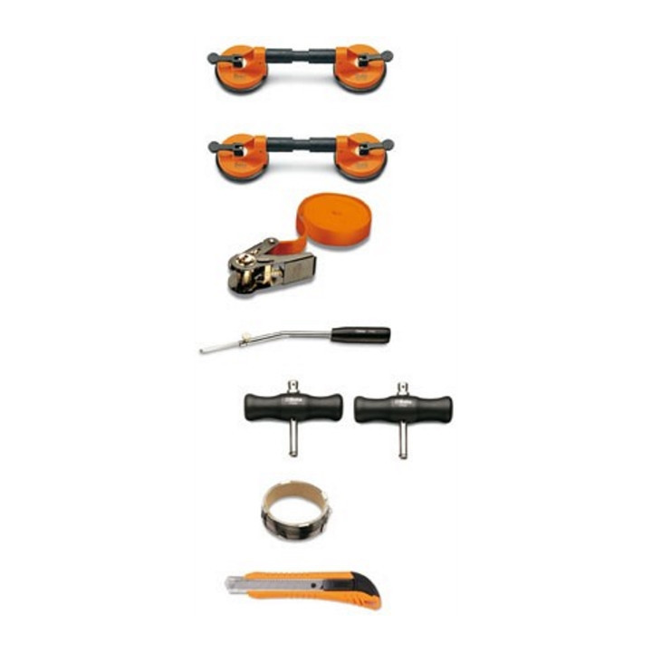 1766/8 -  ASSORTIMENTO 8 UTENSILI x CRISTALLI AUTO