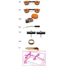 1766/8 -  ASSORTIMENTO 8 UTENSILI x CRISTALLI AUTO