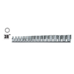 910B/SB17 - SERIE DI 17 BUSSOLE POLIGONALI DA 3/8"