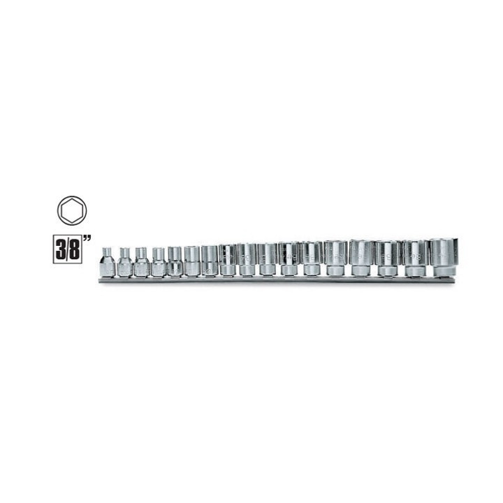 910B/SB17 -  SERIE DI 17 BUSSOLE POLIGONALI DA 3/8"