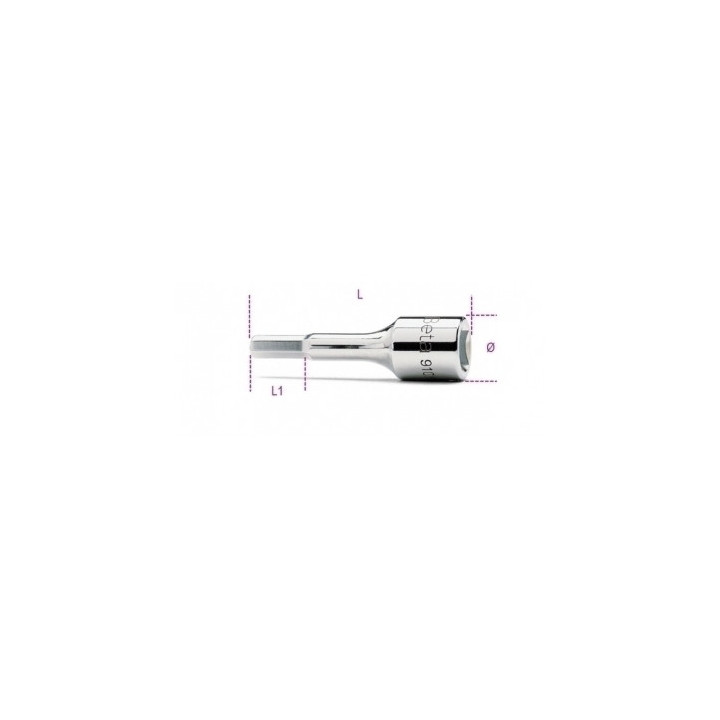 910ME -  BUSSOLA 5 mm MASCHIO ESAGONALE