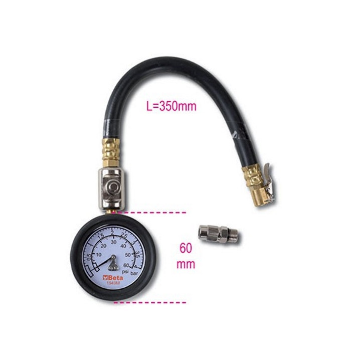 1949M - MISURATORE DI PRESSIONE PER PNEUMATICI