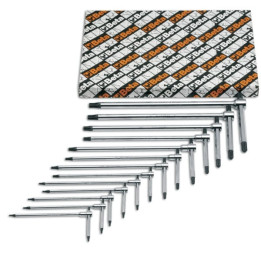 951TX/S6 - SERIE DI 6 CHIAVI A "T" CON TRE