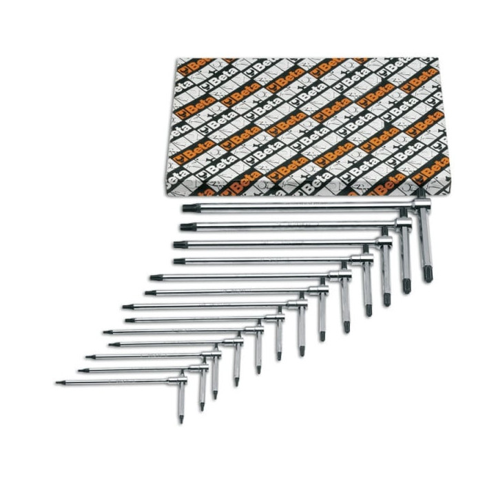 951TX/S6 - SERIE DI 6 CHIAVI A "T" CON TRE