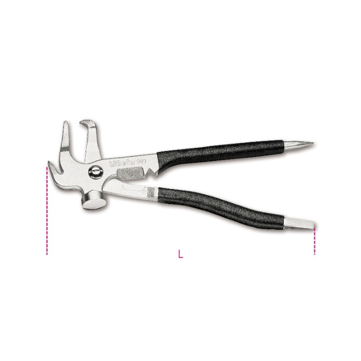 A - 989 - PINZA PER PIOMBI COMBINATA L=250 mm