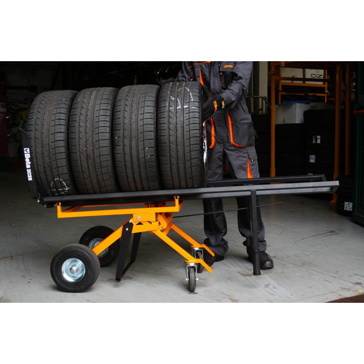 A -3035 - CARRELLO TRASPORTA PNEUMATICI FINO