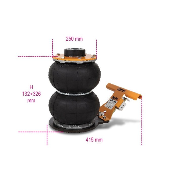 3061/2T - SOLLEVATORE PNEUMATICO A 2 STADI