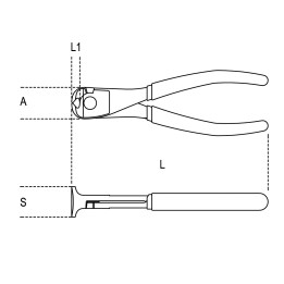 1088 - TRONCHESE mm 200 TAGLIENTI FRONTALI