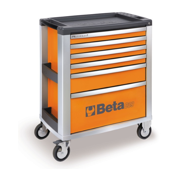 C39/6 O - CASSETTIERA MOBILE CON 6 CASSETTI
