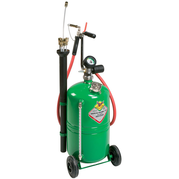 ASPIRATORE OLIO ESAUSTO CARRELLATO DA 24 Lt.
