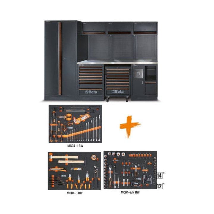 A - C45PRO X/196UT - COMBINAZIONE ARREDO OFFICINA
