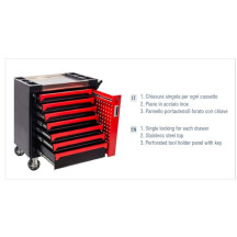 MT 05.088.140 - CARRELLO 7 CASSETTI Con 196 Utensili
