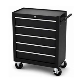MT 05.088.40 CARRELLO A 5 CASSETTI (Vuoto) - NERO