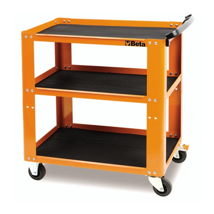 A - C51 O - CARRELLO CON 3 RIPIANI RICOPERTI