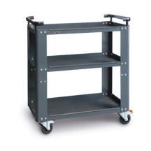 C55T3 - CARRELLO CON 3 RIPIANI RICOPERTI IN GOMMA