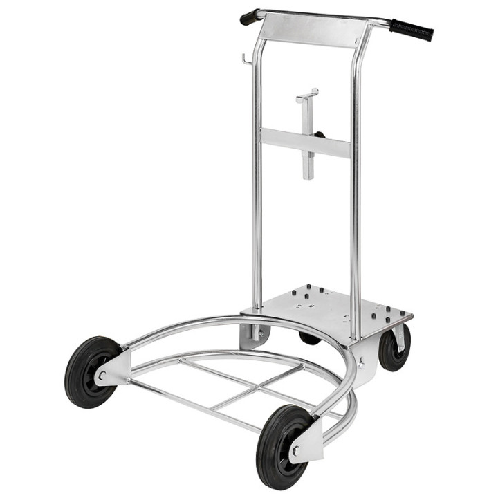 CARRELLO 4 RUOTE PER FUSTI 180-220 Kg.