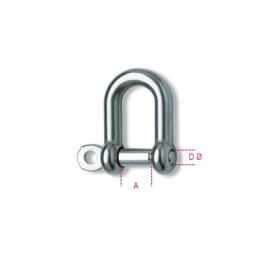 Robur 8225-Ø=10 mm - GRILLO DIRITTO INOX AISI 316