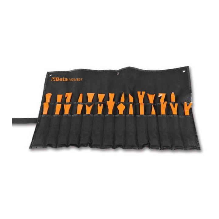A - 1479/B27 - KIT DI 27 ATTREZZI IN NYLON PER PIOLI