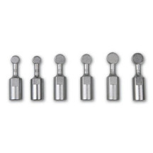 1547KP/1 - SET 3 COPPIE TERMINALI A FALSA SFERA