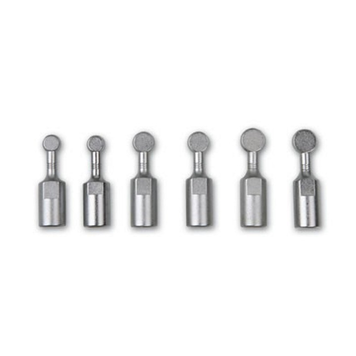 1547KP/1 - SET 3 COPPIE TERMINALI A FALSA SFERA