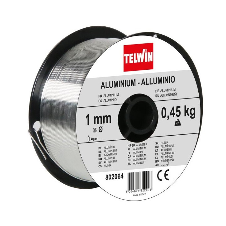 BOBINA FILO ALLUMINIO Ø=1 mm - Kg 0,45