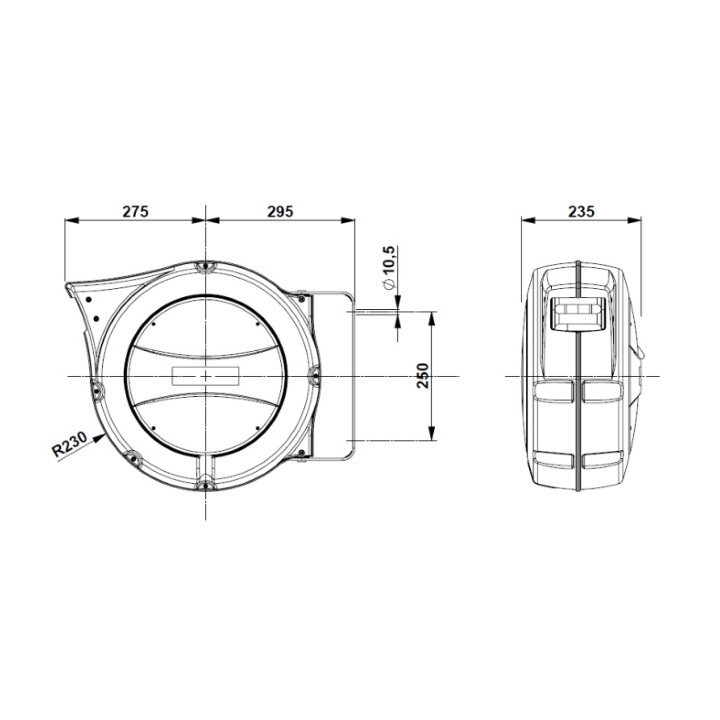 AM 86/13 - AVVOLGITUBO "SERIE AM86" CON 16 Mt