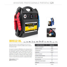 BOS12-XL - AVVIATORE PORTATILE PROFESSIONALE 12V