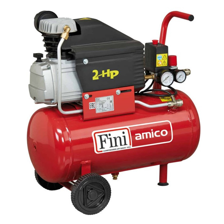 AMICO - COMPRESSORE 25/2400 Lt - 2 HP - monofase 230V