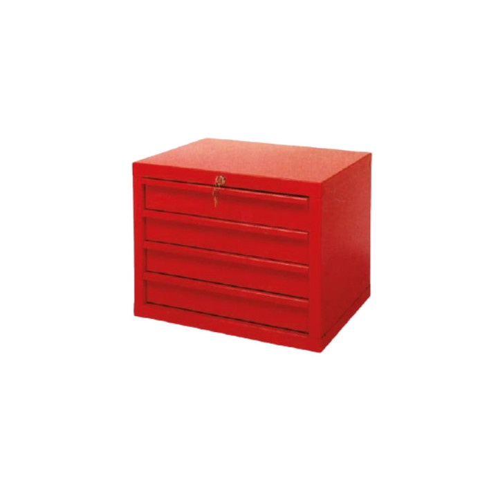 GR62-A - ARMADIETTO A 4 CASSETTI COLORE ROSSO