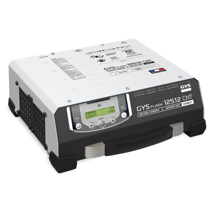 CARICABATTERIE GYSFLASH 125.12 CNT FV (Cavi 5,0m)
