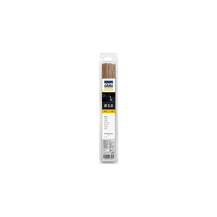 40 BACCHETTE ACCIAIO TIG (SG2) D.2.0-330 MM