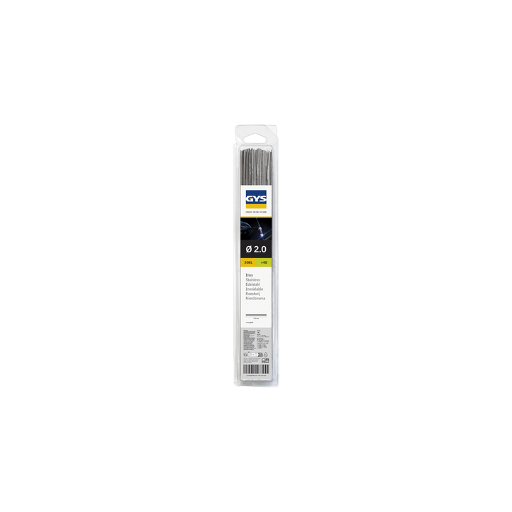 40 BACCHETTE ACCIAIO INOX (308L) 0.2 -330 MM