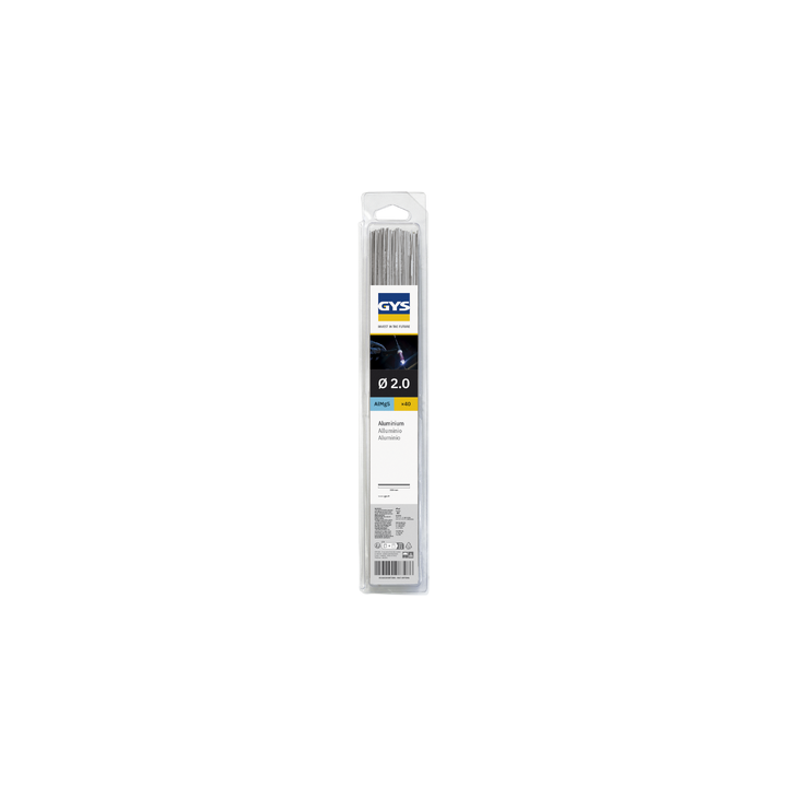 40 BACCHETTE TIG ALU (ALMG5) 0.2 -333 MM)