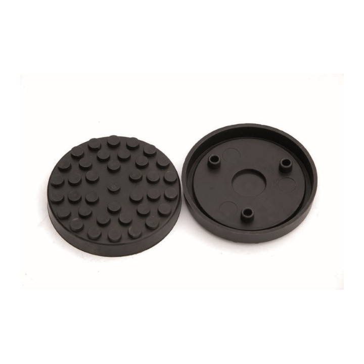 TAMPONE ROTONDI CON 3 PIOLI  MASCHIO Ø Est.119 mm