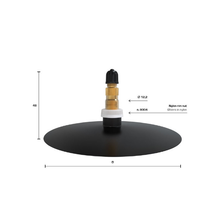 Rif. TR218A - VALVOLA CON BASE AUTOVULCANIZZANTE