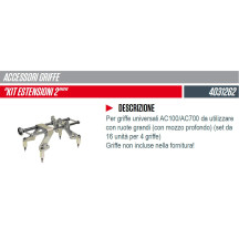 EAK0289J62A - KIT ESTENSIONI FORMATO DA 16 Pz.