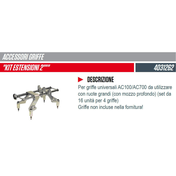 EAK0289J62A - KIT ESTENSIONI FORMATO DA 16 Pz.