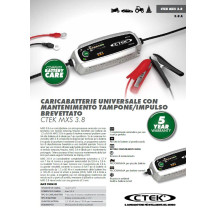 MXS3.8 - CTECK CARICABATTERIA 0.8/3.8 A (46W) 7 FASI